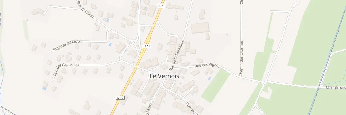 Plan du 47 Rue de la Florentine au Vernois