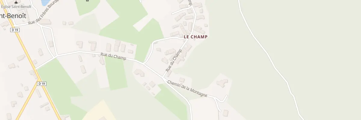 Plan du 448 Rue du Champ à Groslée-Saint-Benoit