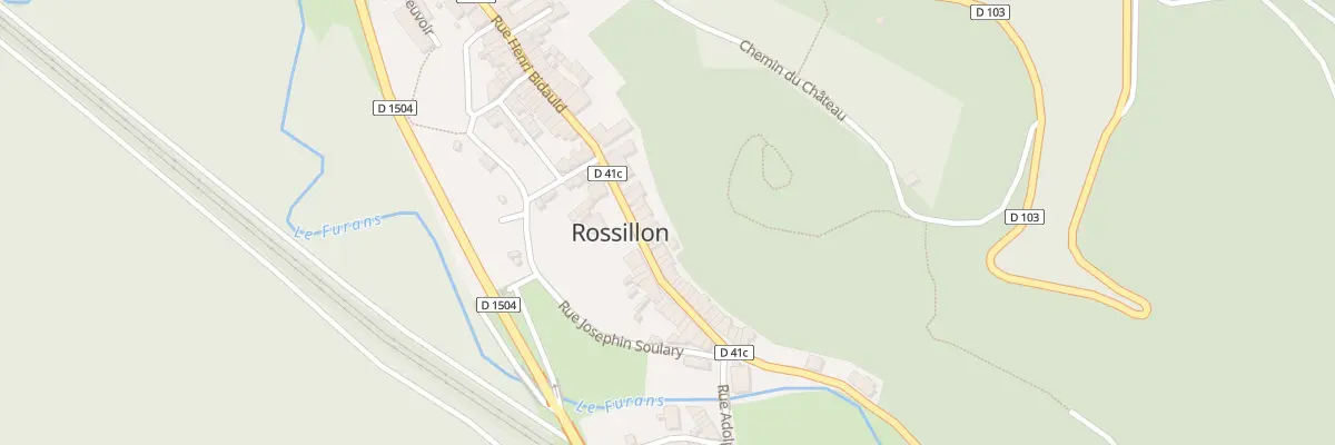 Plan du 5040 Rossillon à Rossillon