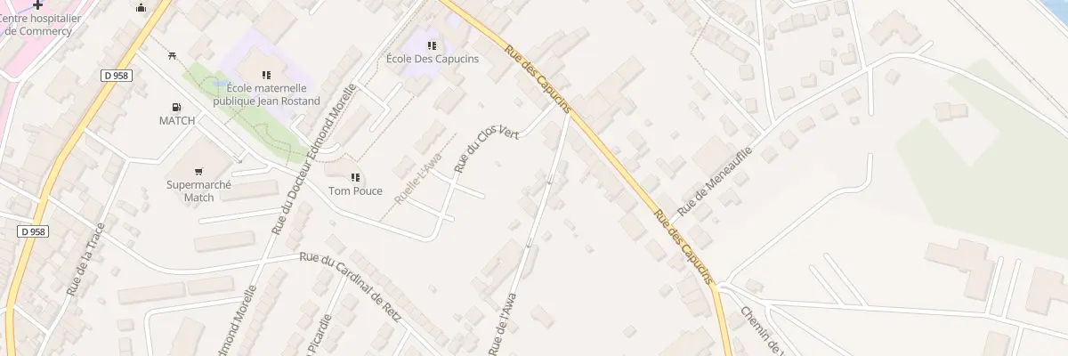 Plan du 4 Rue de l’Awa à Commercy