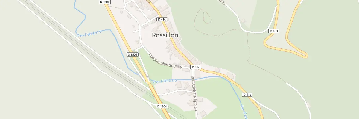 Plan du 5075 Rossillon à Rossillon