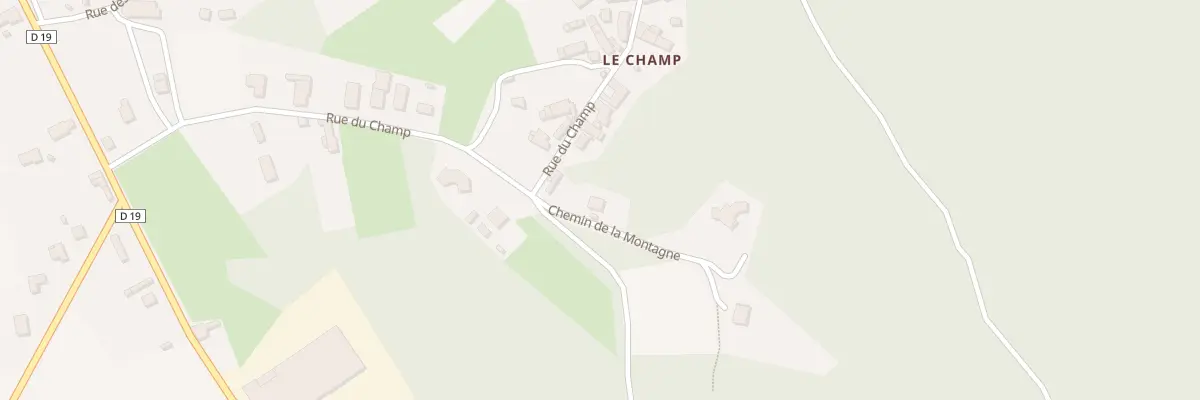 Plan du 63 Che de la Montagne à Groslée-Saint-Benoit