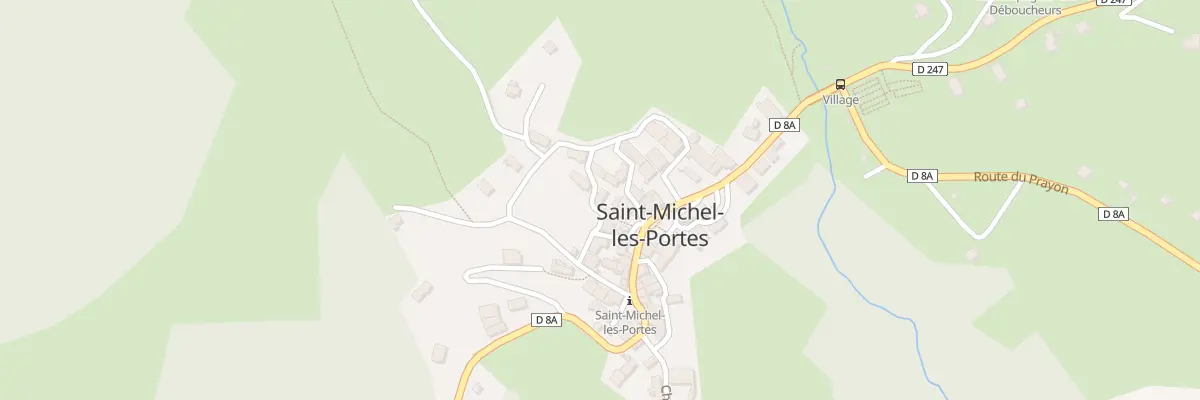 Plan du 5057 Les Portes à Saint-Michel-les-Portes
