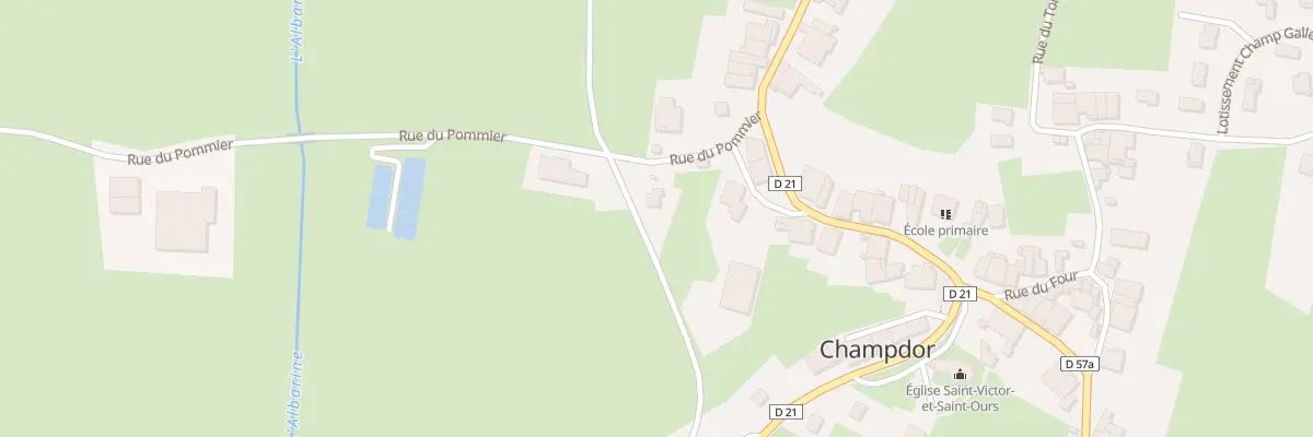 Plan du 25 Rue sous la Veilaz à Champdor-Corcelles