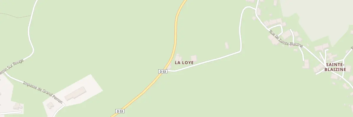 Plan du 340 Voie aux Boeufs à Plateau d’Hauteville