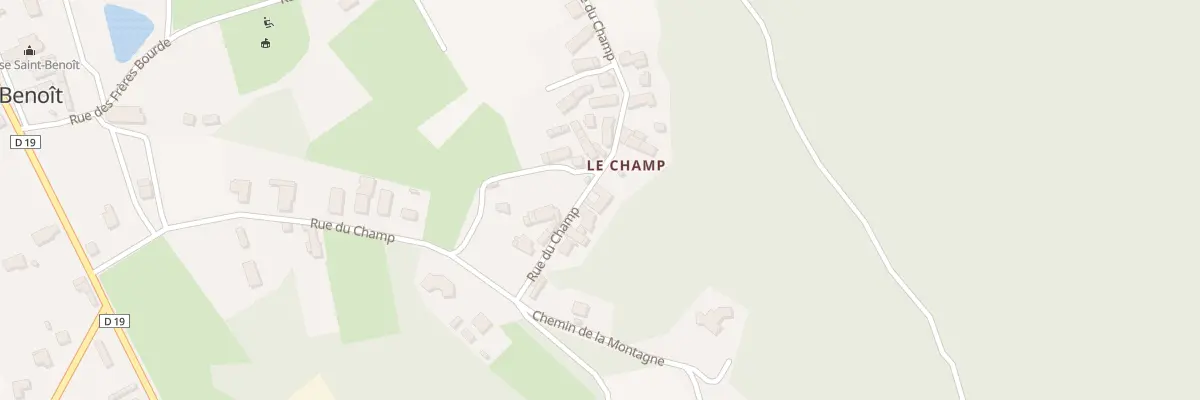 Plan du 492 Rue du Champ à Groslée-Saint-Benoit