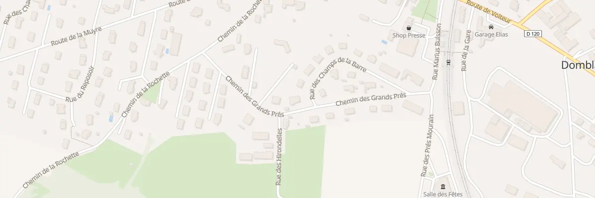 Plan du 254 Rue des Champs de la Barre à Domblans