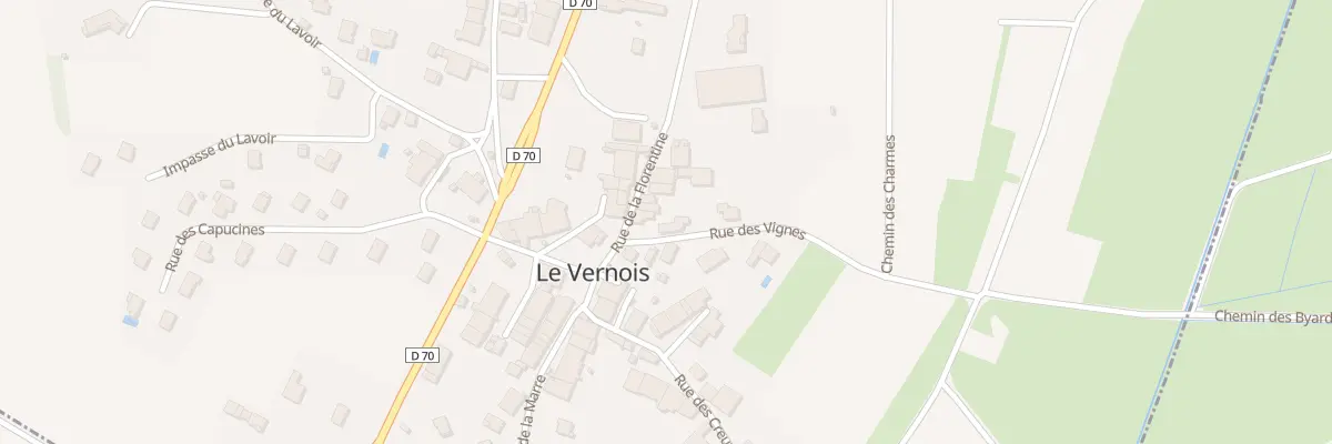 Plan du 46 Rue de la Florentine au Vernois