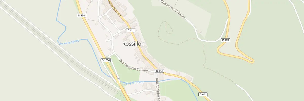 Plan du 47 Rue Henri Bidauld à Rossillon