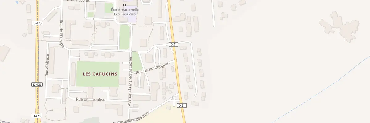 Plan du 4 Rue du 4e Chasseurs A Cheval à Gray