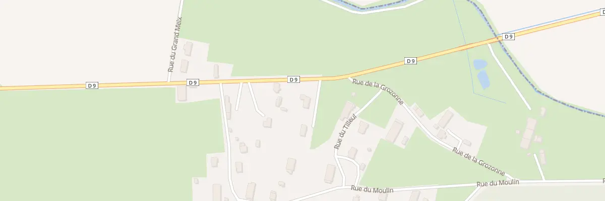 Plan du 8 Rue de la Grozonne à Neuvilley