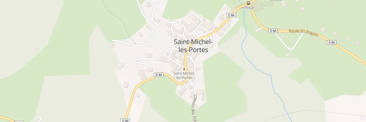 Plan du 5104 Les Portes à Saint-Michel-les-Portes