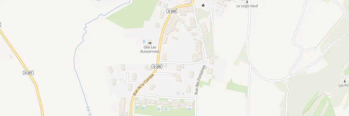 Plan du 202 Rue de la Combe à Lavigny