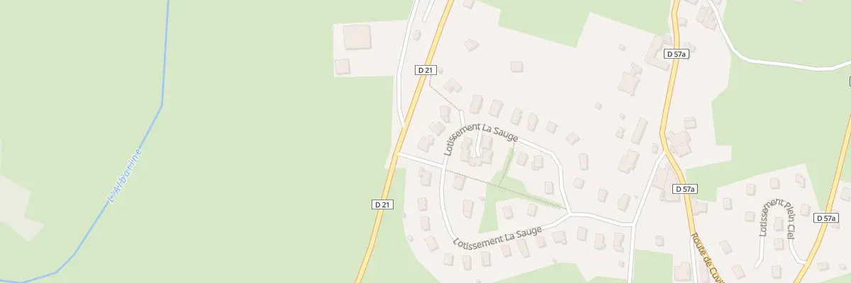 Plan du 290 Lot La Sauge à Champdor-Corcelles