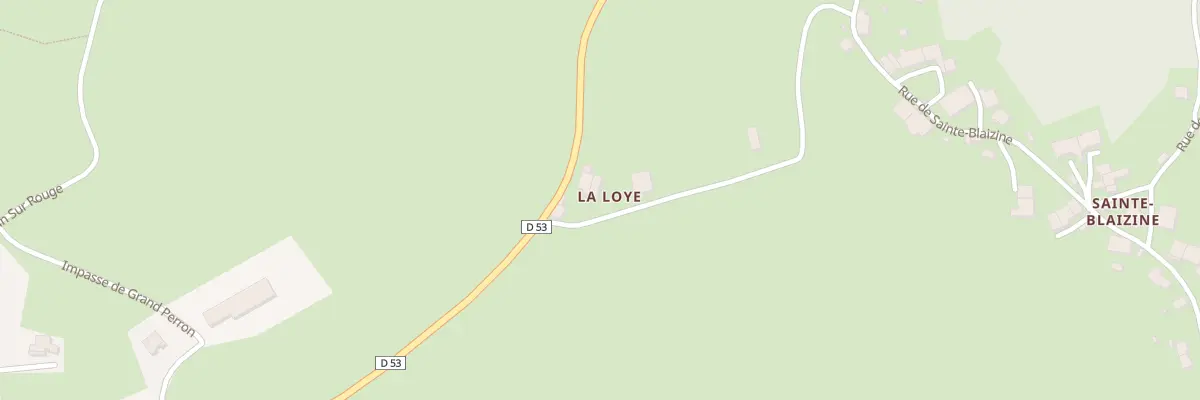 Plan du 330 Voie aux Boeufs à Plateau d’Hauteville