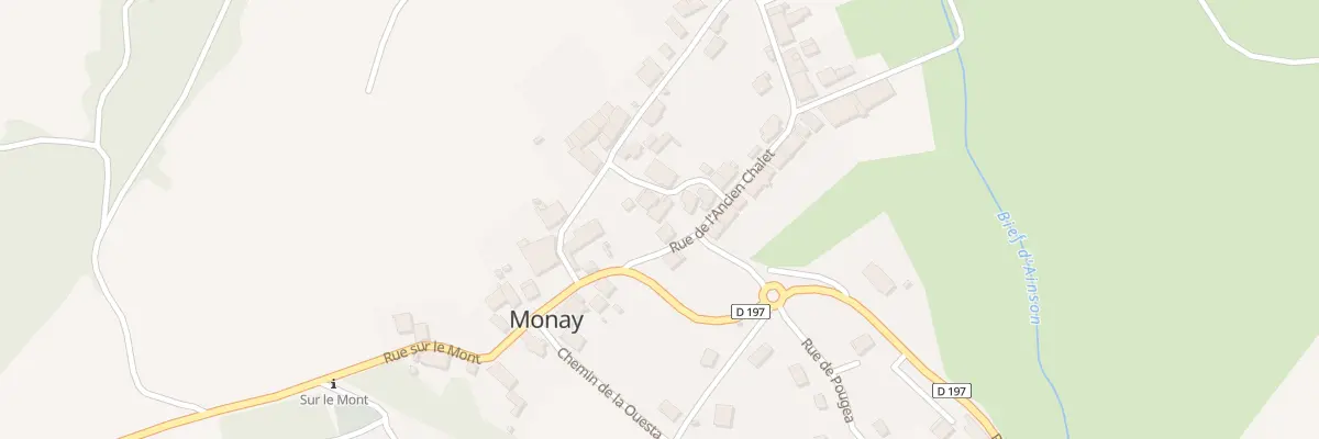 Plan du 5020 Rue de la Citadelle à Monay