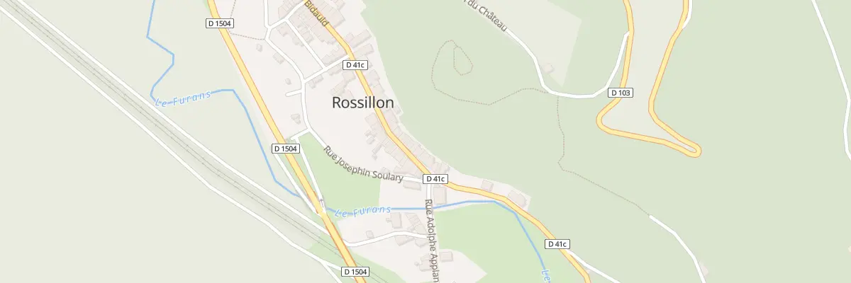 Plan du 57 Rue Henri Bidauld à Rossillon