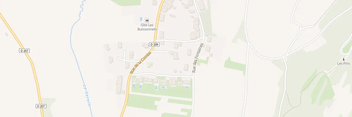Plan du 249A Rue de la Combe à Lavigny