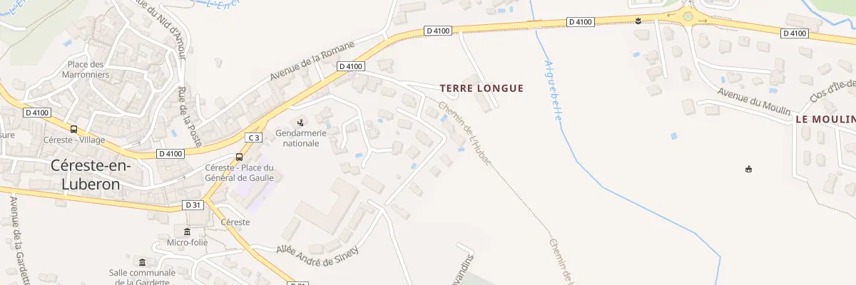 Plan du 8 Aiguebelle à Céreste-en-Luberon