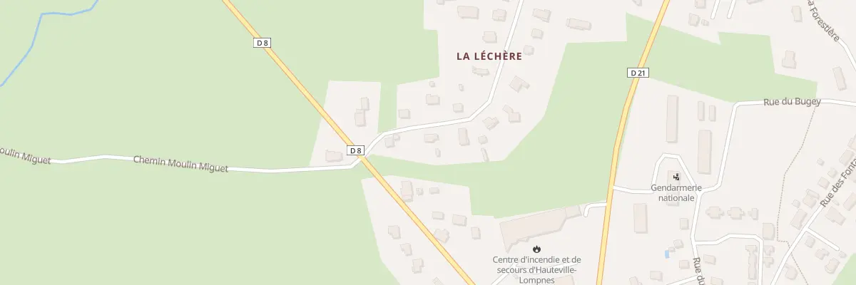 Plan du 80 Rue de la Léchère à Plateau d’Hauteville