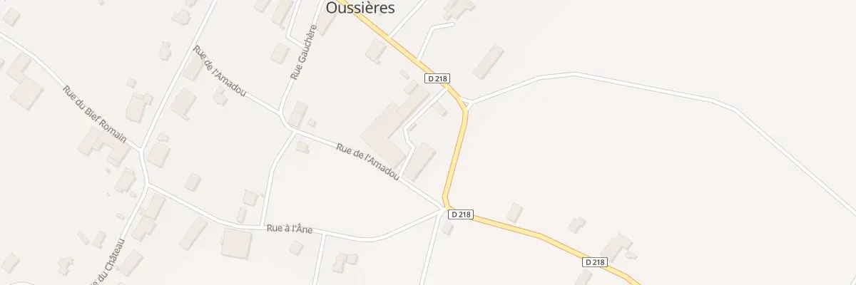 Plan du 14 Rue de l’Eteinche à Oussières