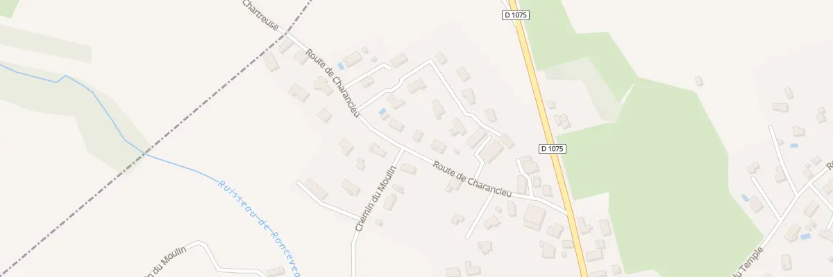 Plan du 190 Rte de Charancieu (La Batie D) aux Abrets en Dauphiné