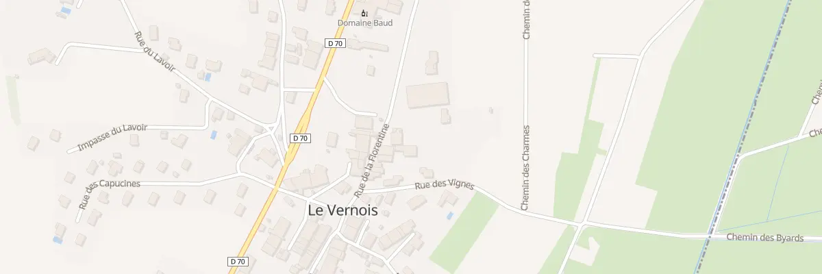 Plan du 86 Rue de la Florentine au Vernois