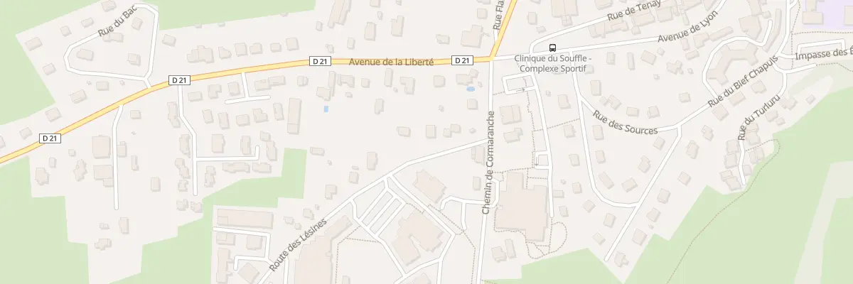 Plan du 66 Che des Lésines à Plateau d’Hauteville