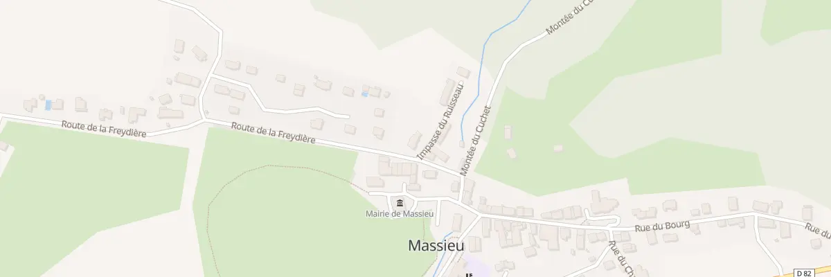 Plan du 37 Imp du Ruisseau à Massieu