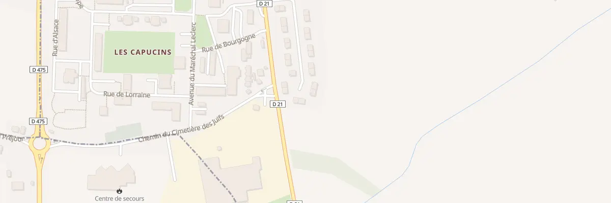 Plan du 13 Rue du 4e Chasseurs A Cheval à Gray