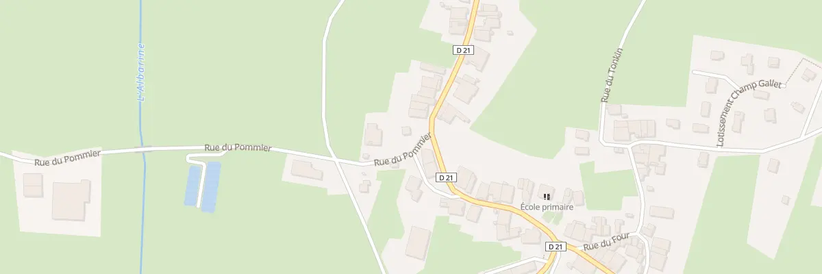 Plan du 20 Rue du Pommier à Champdor-Corcelles