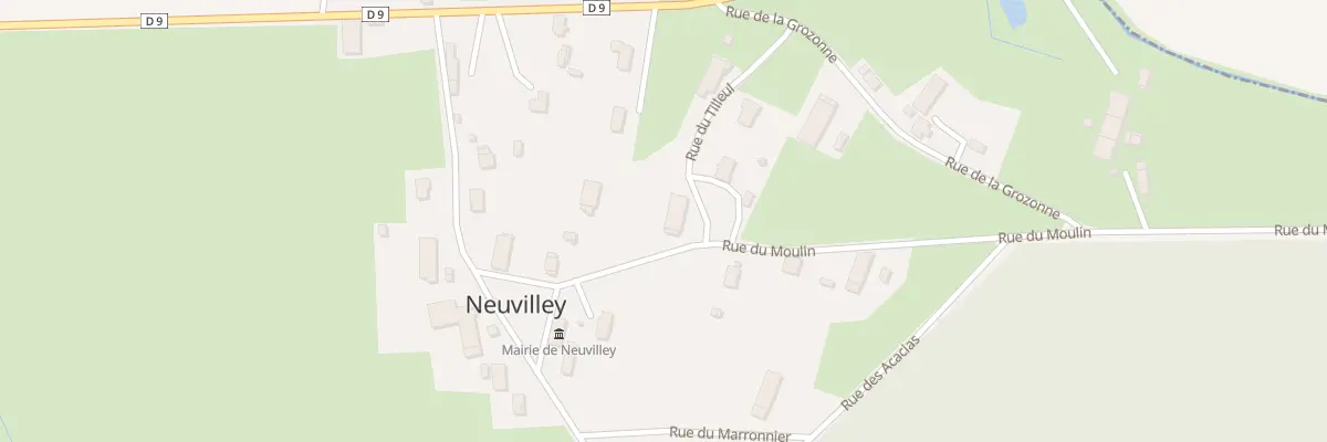 Plan du 1 Rue du Tilleul à Neuvilley