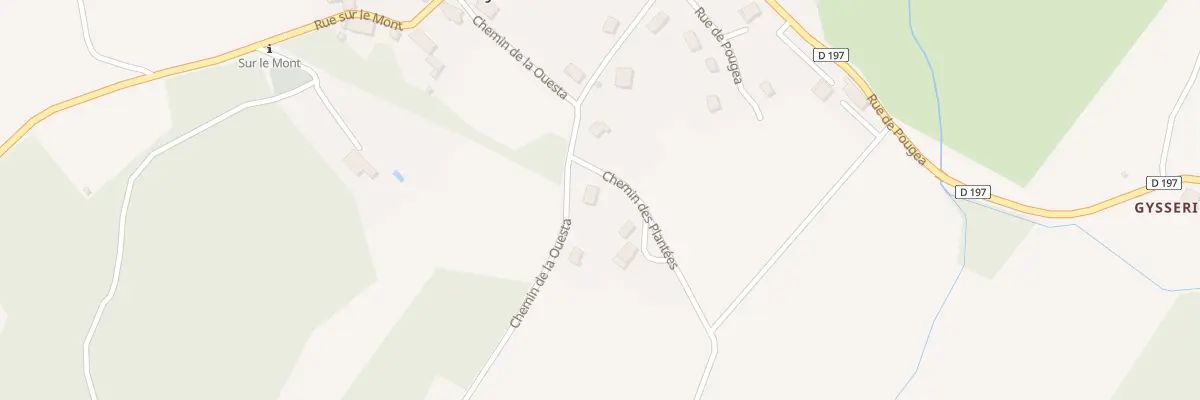 Plan du 5051A Rue La Ouesta à Monay
