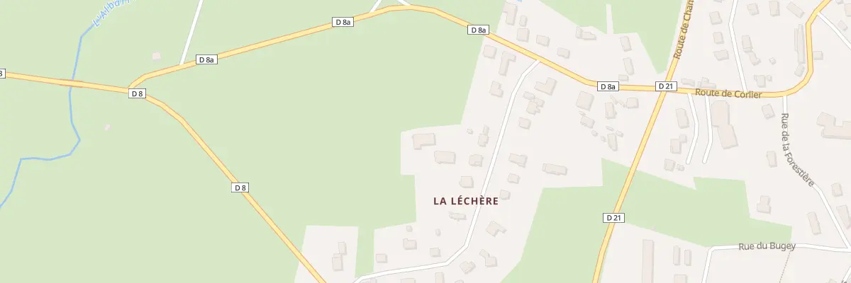 Plan du 105 Rue de la Léchère à Plateau d’Hauteville