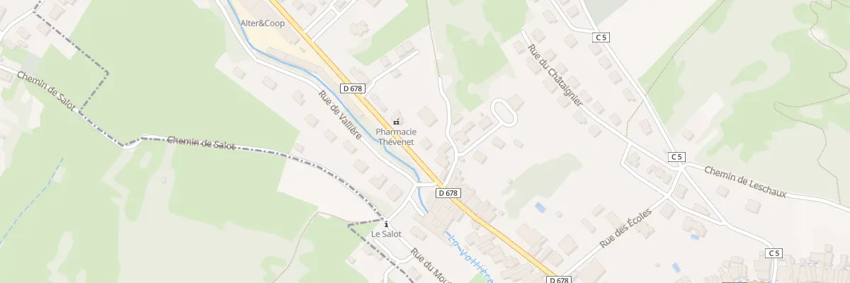 Plan du 50 Rue Basse à Conliège