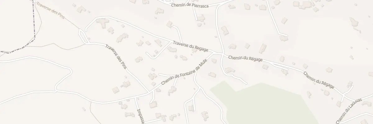 Plan du 93 Tra du Régage à La Destrousse