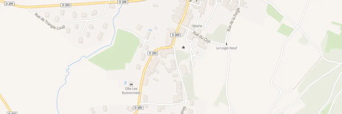 Plan du 10 Rue de la Combe à Lavigny