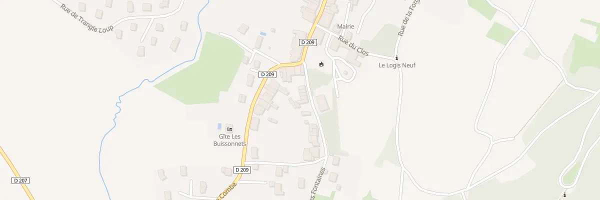 Plan du 56 Rue des Fontaines à Lavigny