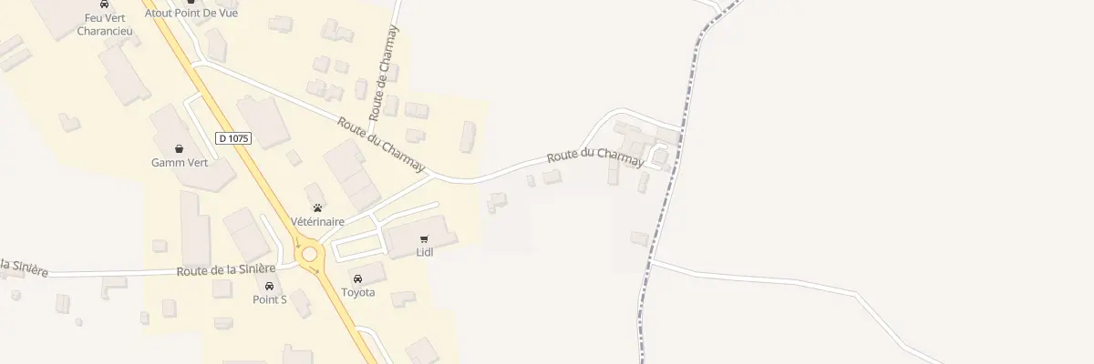 Plan du 350 Rte du Charmay à Charancieu