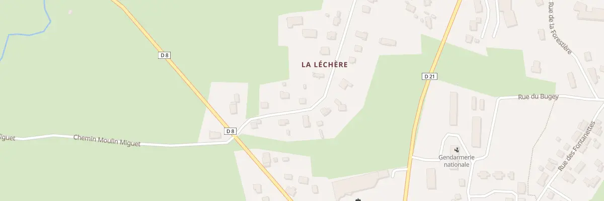 Plan du 115 Rue de la Léchère à Plateau d’Hauteville