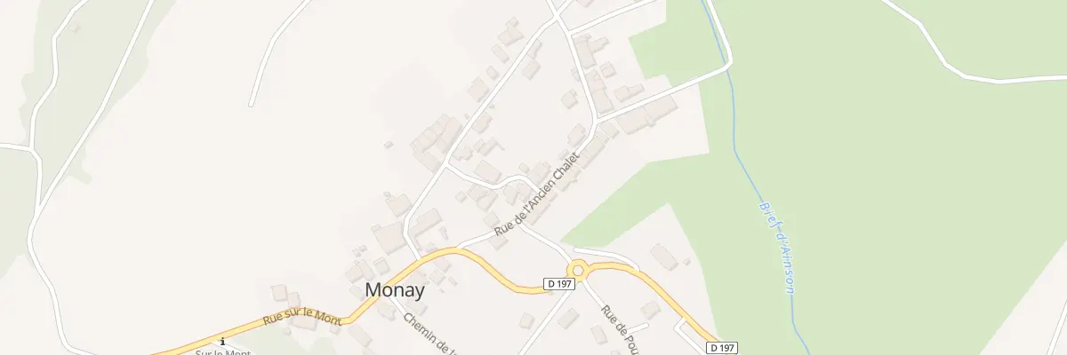 Plan du 5048 Rue de la Citadelle à Monay