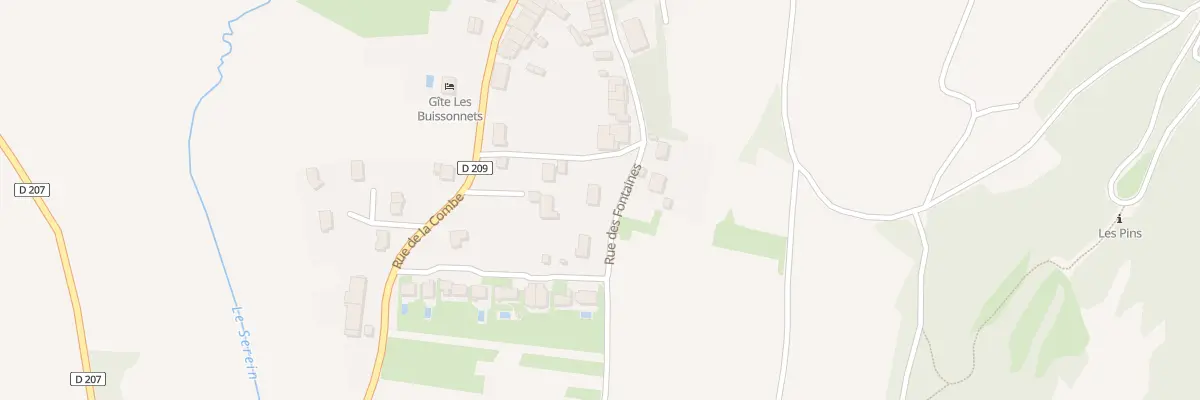 Plan du 197 Rue des Fontaines à Lavigny