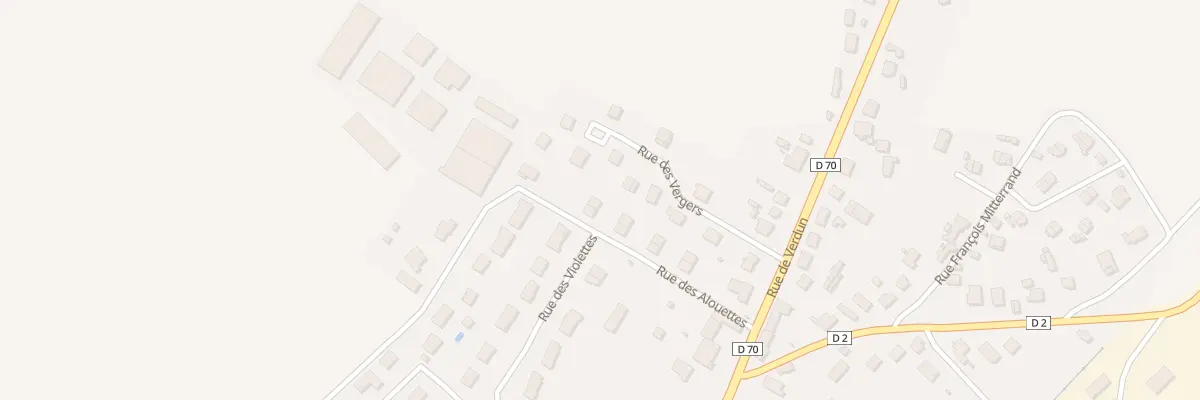 Plan du 8 Rue des Alouettes à Arc-lès-Gray