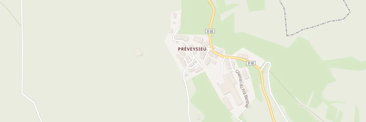 Plan du 5214 Preveyzieu à Contrevoz