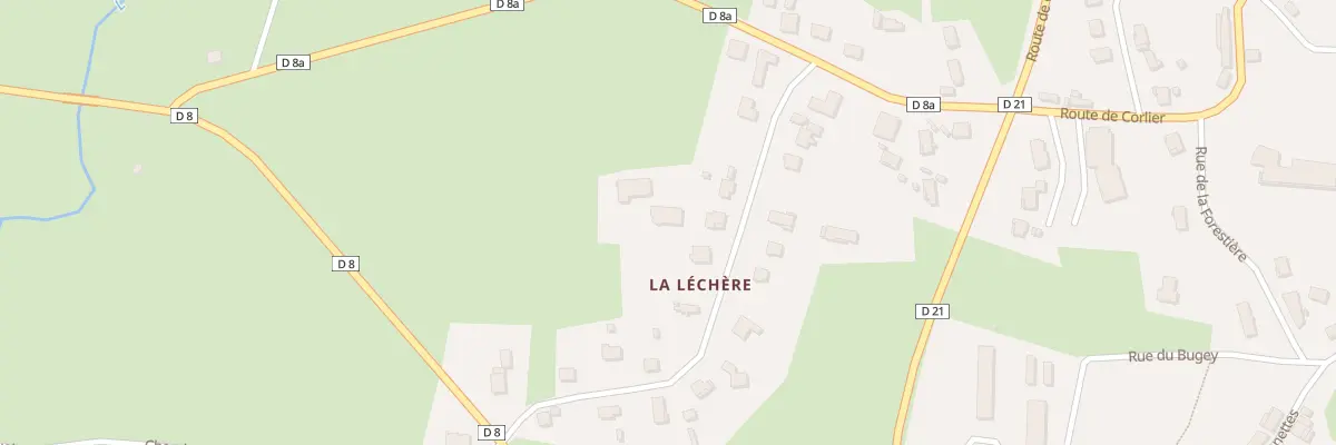 Plan du 249 Rue de la Léchère à Plateau d’Hauteville
