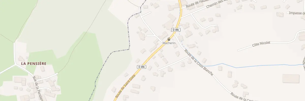 Plan du 385 Rte de Saint Sixte à Saint-Nicolas-de-Macherin