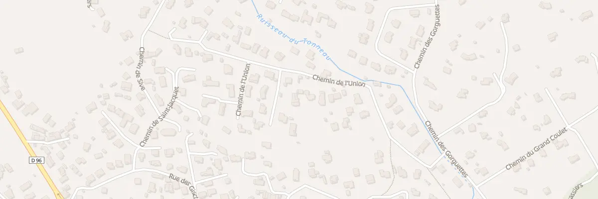 Plan du 6105 Les Gorguettes à La Bouilladisse