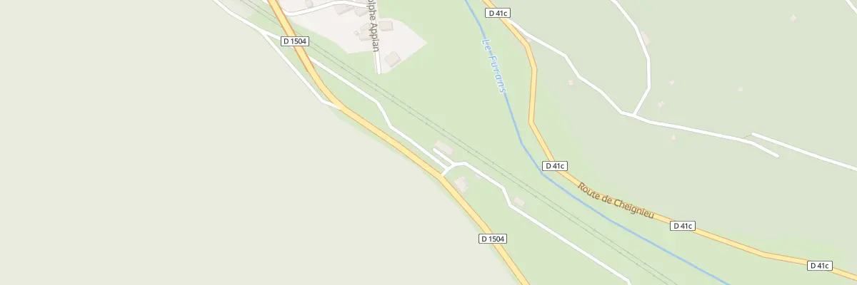 Plan de Pres du Pont à Rossillon