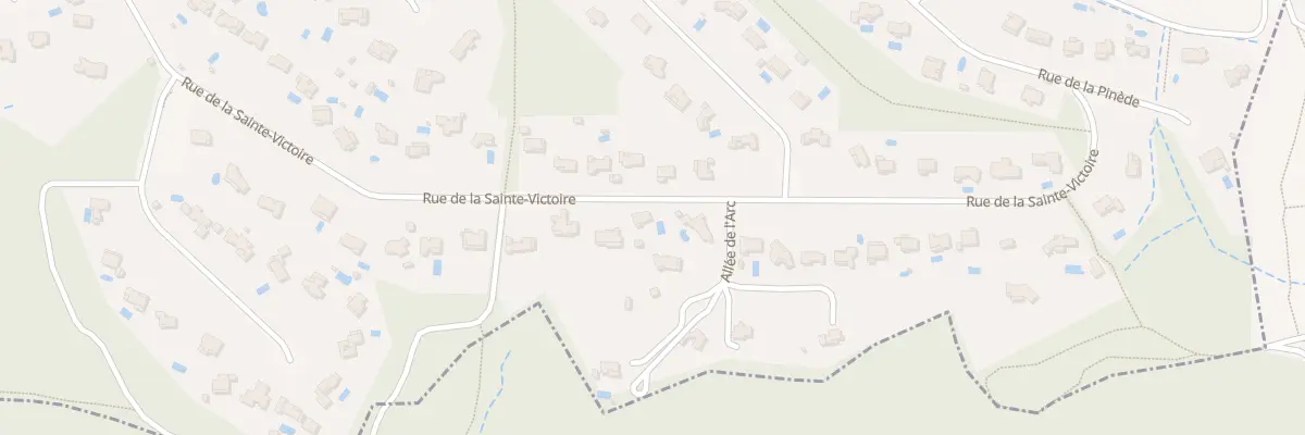 Plan du 32 Rue de la Sainte-victoire à Châteauneuf-le-Rouge