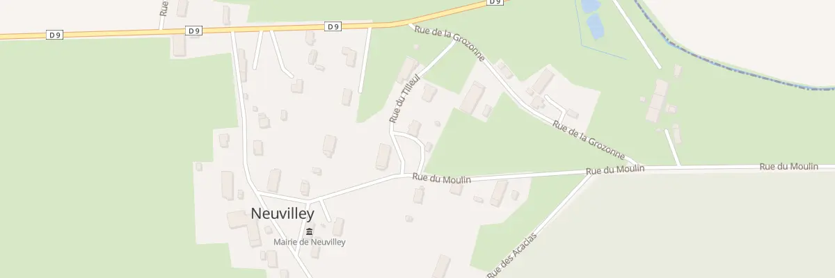 Plan du 2 Rue du Tilleul à Neuvilley